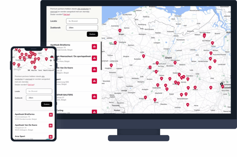 Showcase - Neapharma - Shop locator